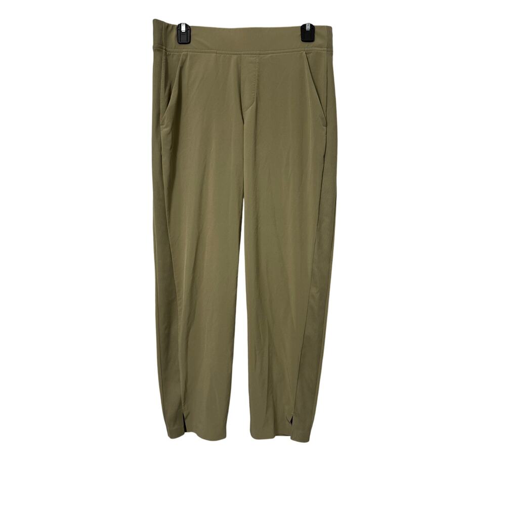 Athleta Olive Green Ankle Lightweight Pants Sz 6
